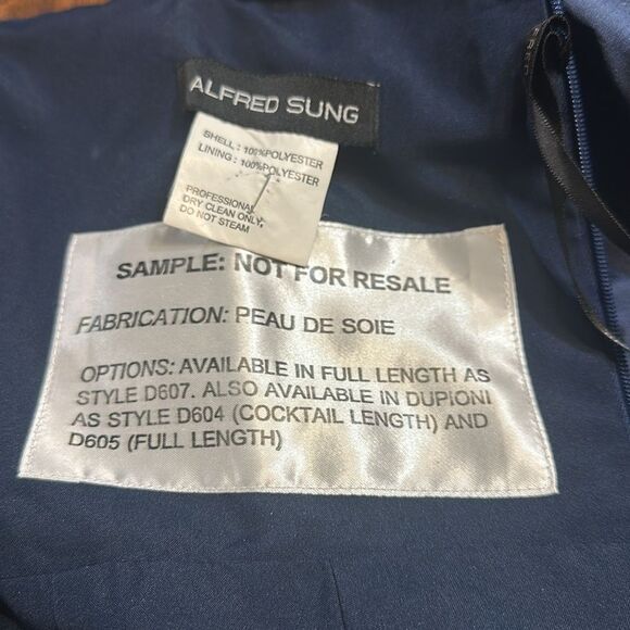 Alfred Sung sample dress 6 (5485) - Picture 3 of 4